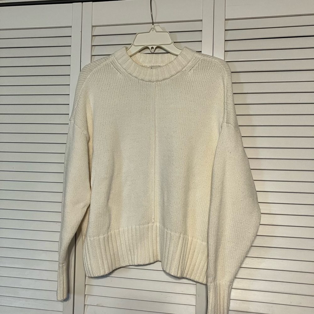 a new day Cream Women's Crew Neck Sweater